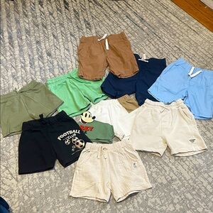 Kids Assorted Color Shorts Set